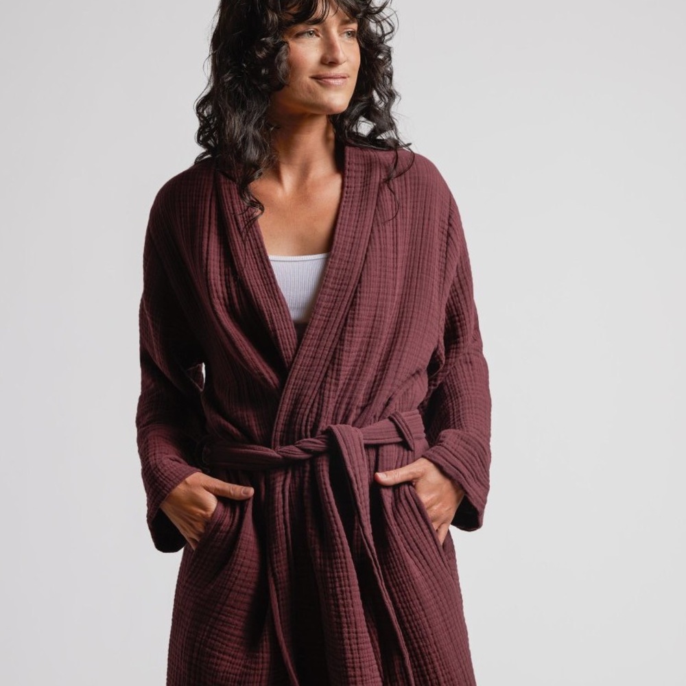 Parachute cloud robe mulberry purple cotton